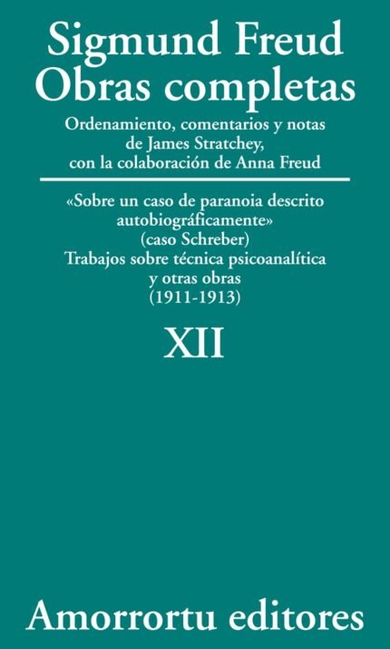 Sigmund Freud Obras completas - Tomo 12