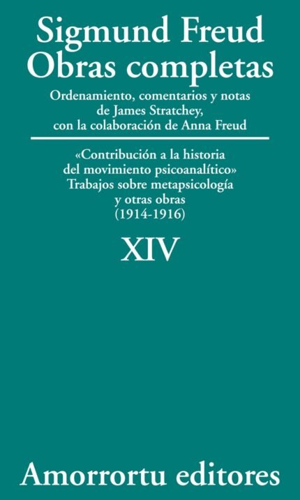 Sigmund Freud Obras completas - Tomo 14