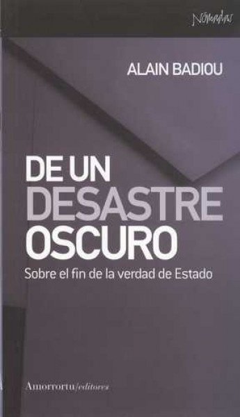De un desastre oscuro