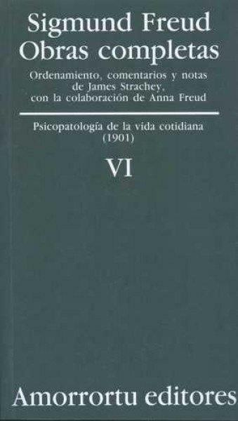 Sigmund Freud Obras completas - Tomo 6