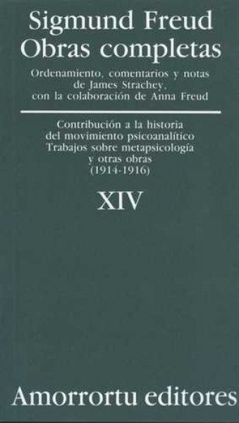 Sigmund Freud Obras completas - Tomo 14