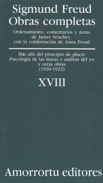 Sigmund Freud Obras completas - Tomo 18