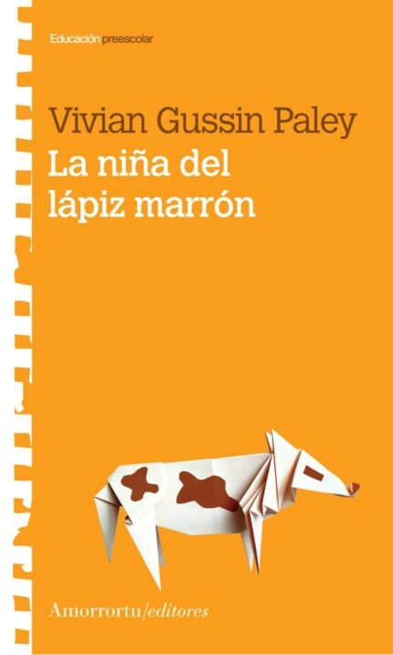 La niña del lápiz marrón